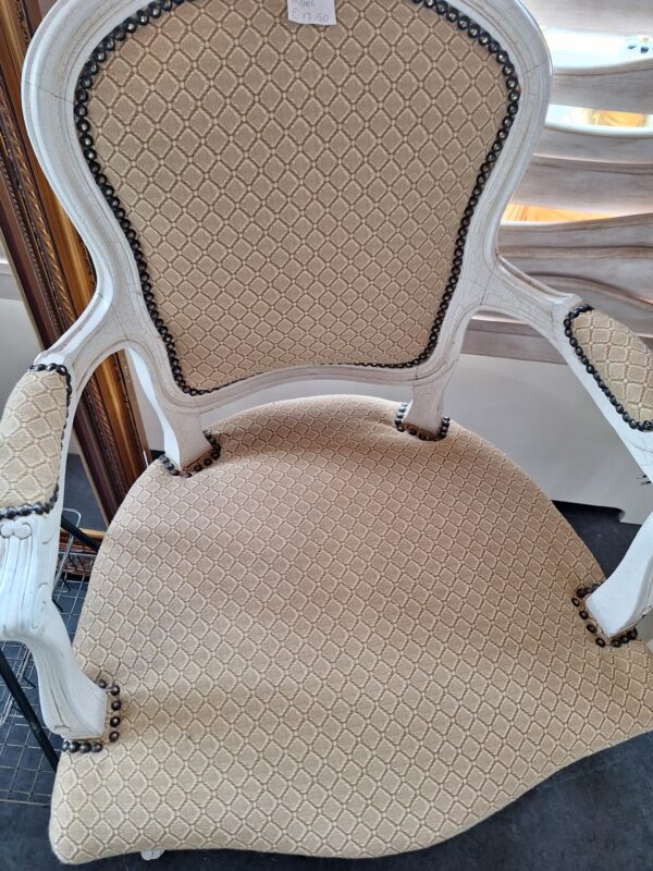 Toffe brocante set van 2 stoelen met tafeltje - Afbeelding 9