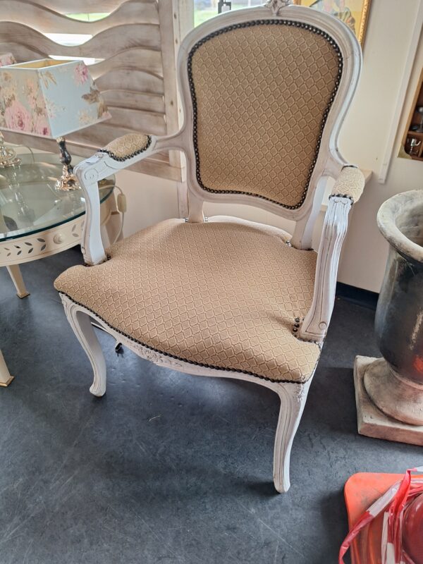 Toffe brocante set van 2 stoelen met tafeltje - Afbeelding 10