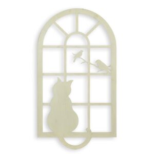 Wanddecoratie kat, nieuw uit de doos