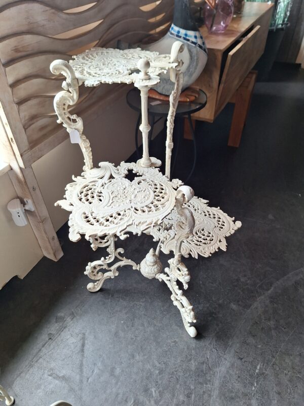Brocante bloementafel smeedijzer, nieuw uit de doos - Afbeelding 2