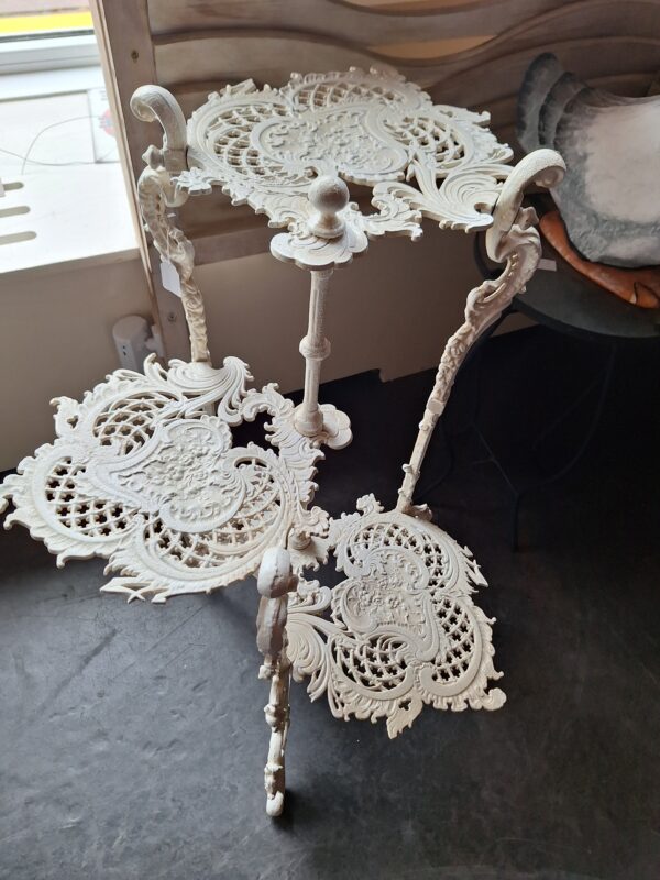 Brocante bloementafel smeedijzer, nieuw uit de doos - Afbeelding 3