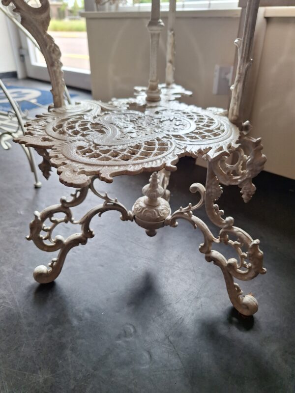 Brocante bloementafel smeedijzer, nieuw uit de doos - Afbeelding 5