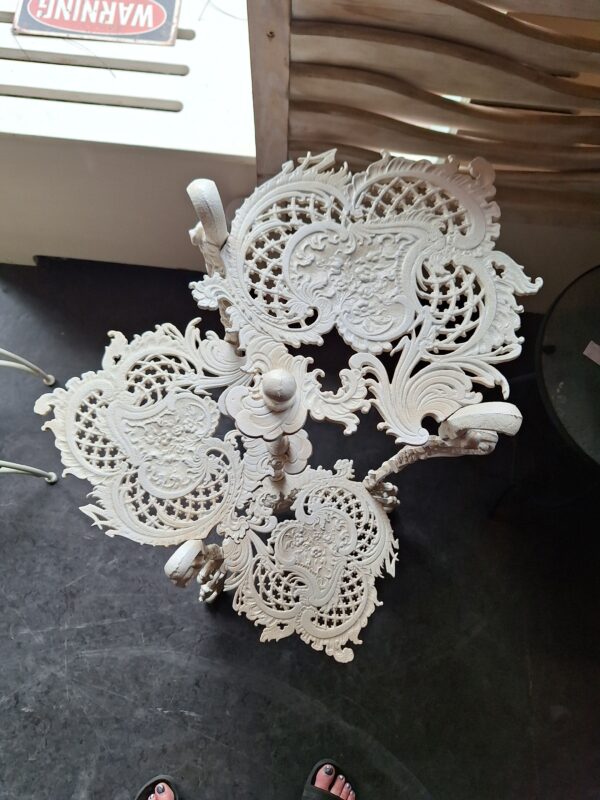 Brocante bloementafel smeedijzer, nieuw uit de doos - Afbeelding 6