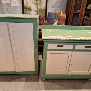 Toffe wandkast / commode kast brocante