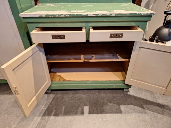 Toffe wandkast / commode kast brocante - Afbeelding 6