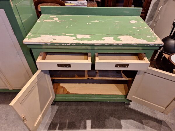Toffe wandkast / commode kast brocante - Afbeelding 7