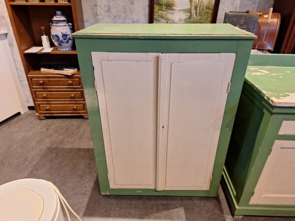 Toffe wandkast / commode kast brocante - Afbeelding 8