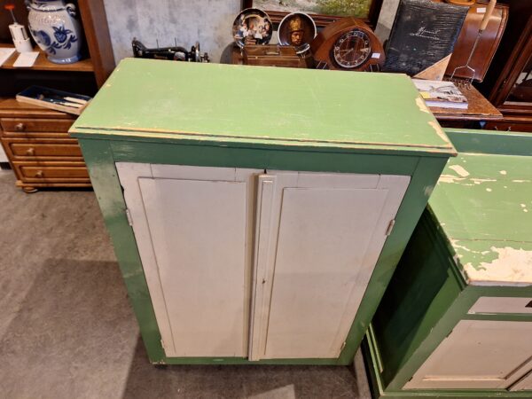 Toffe wandkast / commode kast brocante - Afbeelding 9