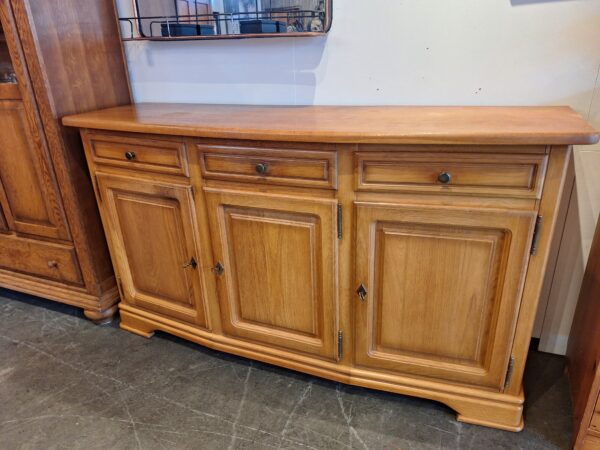 Blank eiken dressoirkast met veel opbergruimte - Afbeelding 2