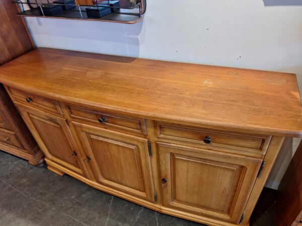 Blank eiken dressoirkast met veel opbergruimte - Afbeelding 5