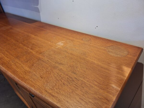 Blank eiken dressoirkast met veel opbergruimte - Afbeelding 7